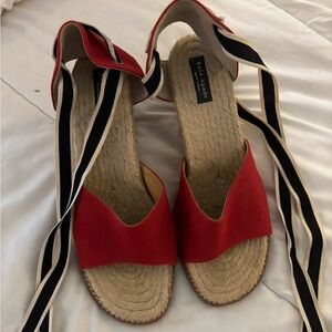 Used Red Kate Spade Espadrilles size 38.